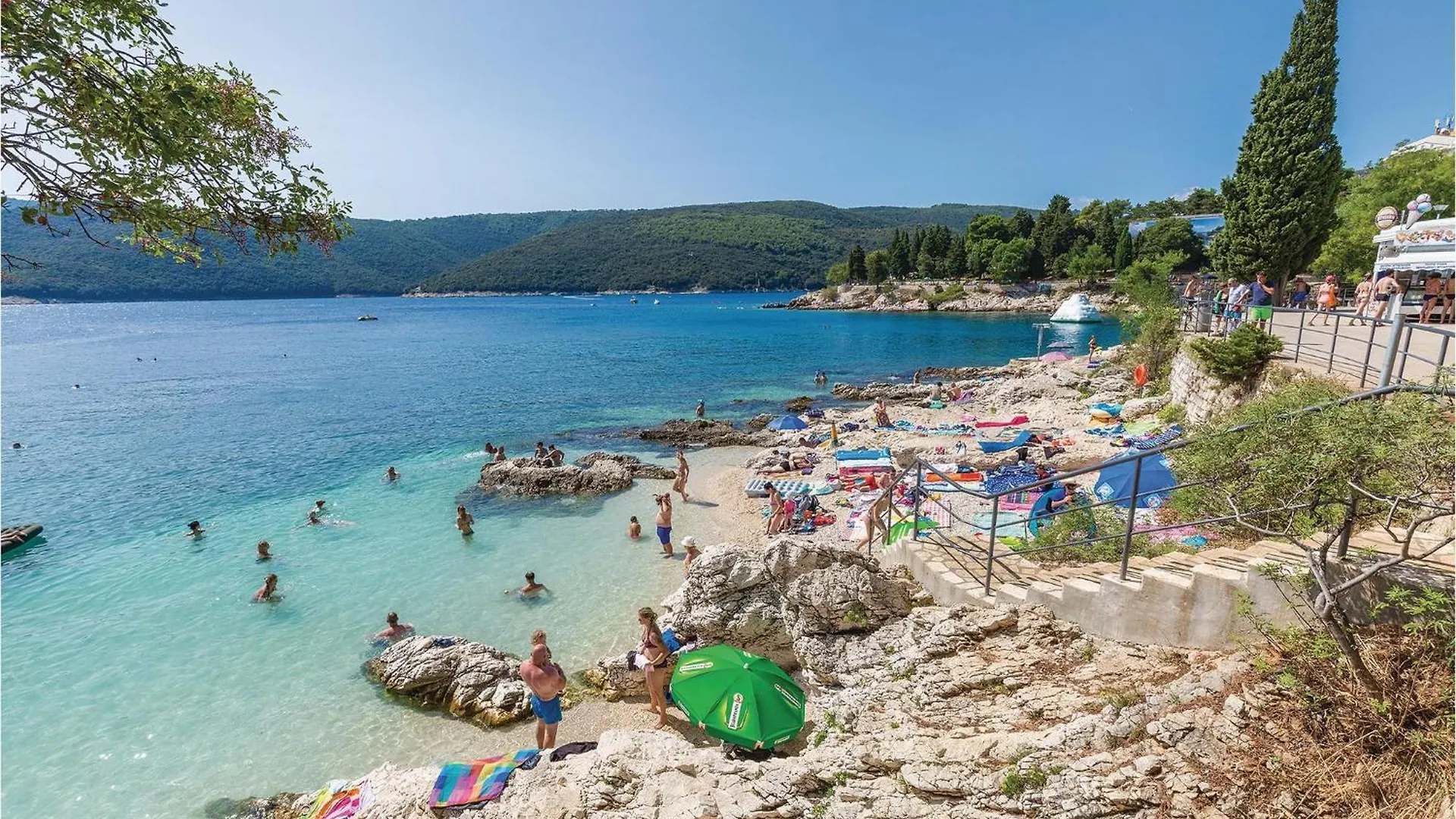 Gorgeous Apartment In Rabac With Kitchen